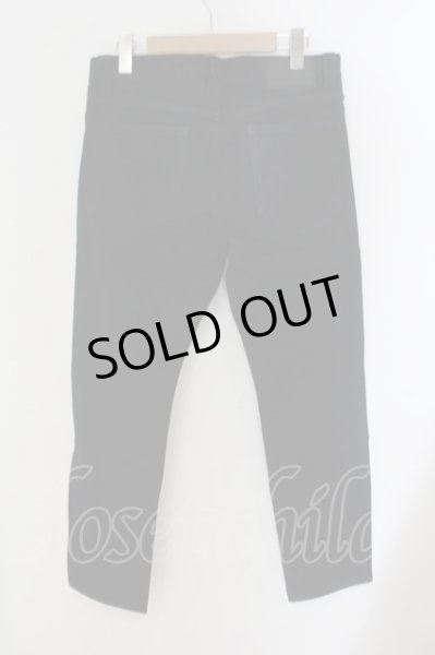 画像3: NO ID. / 製品染めセルヴィッチストレートパンツ 1 ブラック O-24-11-30-052-NO-pa-YM-ZT233 (3)