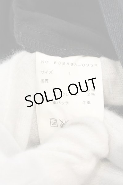 画像5: NO ID. / 製品染めセルヴィッチストレートパンツ 1 ブラック O-24-11-30-052-NO-pa-YM-ZT233 (5)