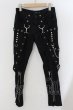 画像1: CIVARIZE / サスペンダー付きボンテージスキニーカーゴパンツ 42 ブラック O-24-11-30-053-CI-pa-YM-OS (1)