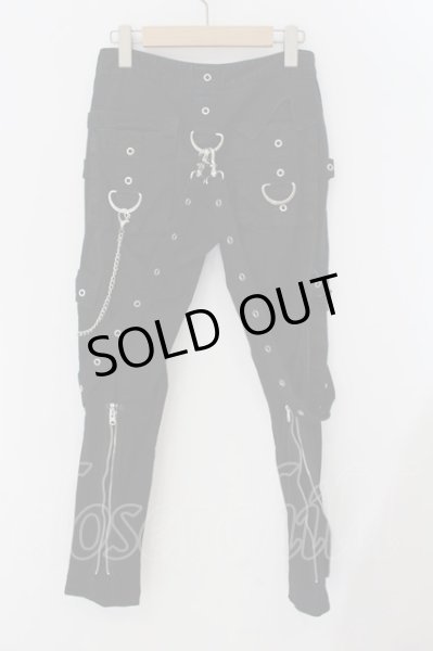 画像4: CIVARIZE / サスペンダー付きボンテージスキニーカーゴパンツ 42 ブラック O-24-11-30-053-CI-pa-YM-OS (4)