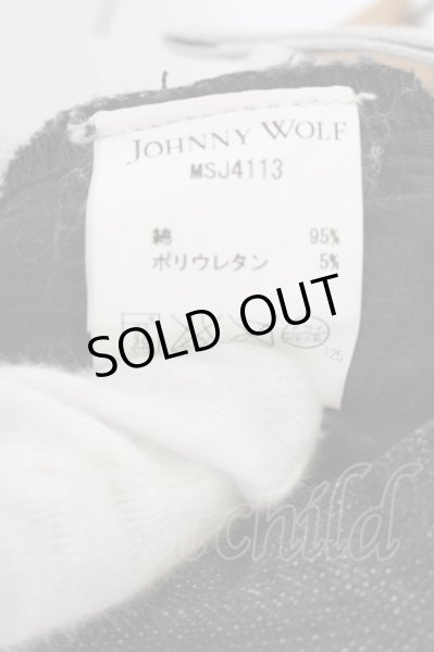 画像3: JOHNNY WOLF / EAST END-KUMADORI 2WAYデニムパンツ 2 ブラック O-24-11-30-059-JO-pa-YM-OS (3)