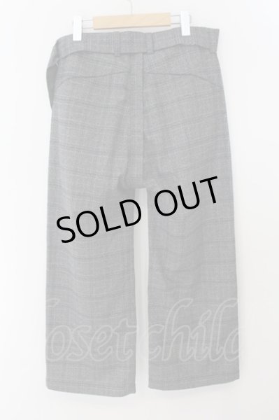 画像2: NO ID. BLACK / TRストレッチセパレートバギートラウザーズパンツ 2 グレー O-24-11-30-062-NO-pa-YM-OS (2)