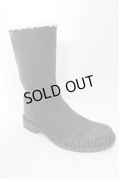 画像4: SHELLAC / 裏ボアロングブーツ 40（約26.5） ブラック O-24-11-30-071-SH-sho-YM-ZT4000 (4)