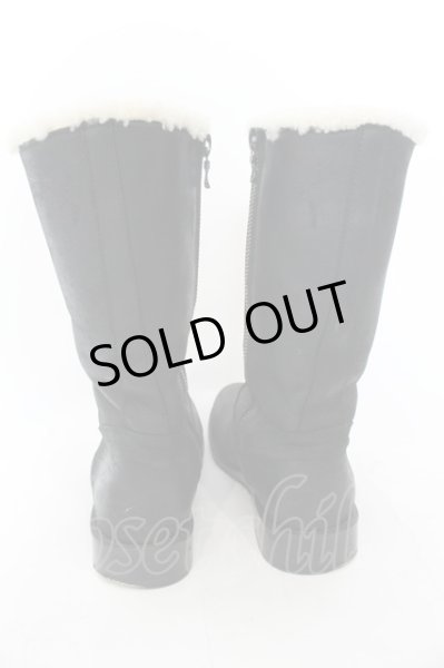 画像6: SHELLAC / 裏ボアロングブーツ 40（約26.5） ブラック O-24-11-30-071-SH-sho-YM-ZT4000 (6)