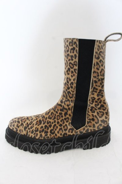 画像4: NO ID. / サイドゴアロングブーツ 40（約26.5cm） ブラウン O-24-11-30-073-NO-sho-YM-ZT-S004 (4)