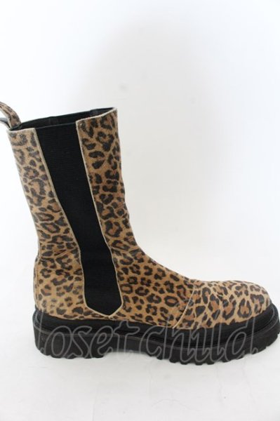 画像5: NO ID. / サイドゴアロングブーツ 40（約26.5cm） ブラウン O-24-11-30-073-NO-sho-YM-ZT-S004 (5)