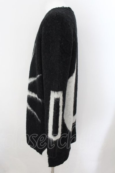 画像2: NO ID. BLACK / サンアンドムーンBIGニットプルオーバー ONE ブラック O-24-11-30-014-NO-to-YM-ZT208 (2)