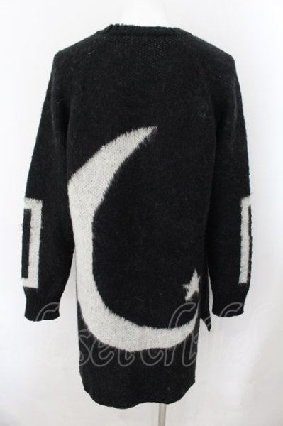 画像3: NO ID. BLACK / サンアンドムーンBIGニットプルオーバー ONE ブラック O-24-11-30-014-NO-to-YM-ZT208 (3)