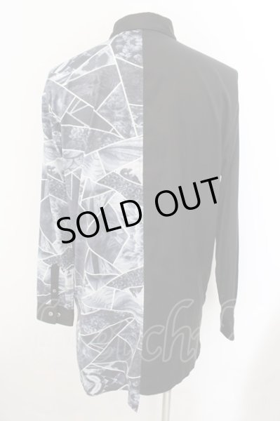 画像3: NO ID. BLACK / ステンドグラスロングシャツ ONE ブラック O-24-11-30-016-NO-sh-YM-ZT192 (3)