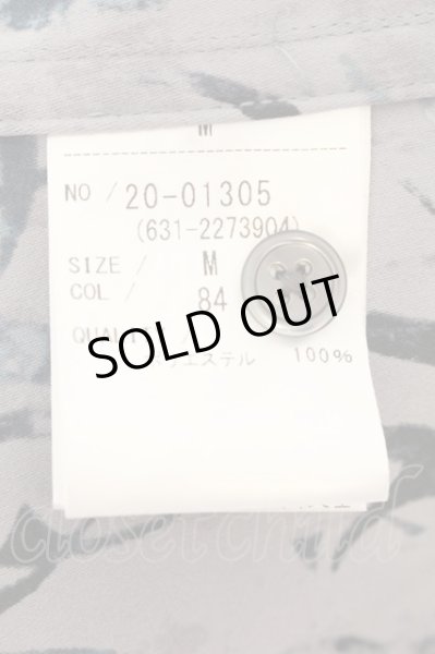 画像3: TORNADO MART / トライバルカモプリントシャツ M ブルー（グレイ） O-24-11-30-002-TO-sh-YM-ZT203 (3)