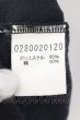 画像3: 5351pour les Hommes / コーティングテレコVネック六部袖カットソー 2 ブラック O-24-11-30-024-53-to-YM-ZT244 (3)