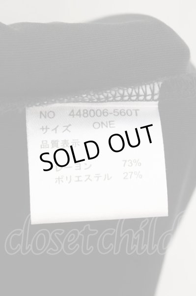 画像3: NO ID. BLACK / レイヤードドルマンスリーブカットソー ONE ブラック O-24-11-30-025-NO-to-YM-ZT392 (3)