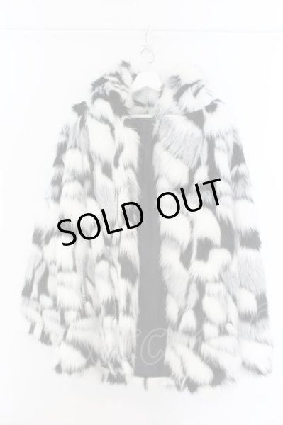 画像1: CIVARIZE / ライダースファーパーカー 46 ホワイトｘブラック O-24-12-07-001-CI-ou-YM-M103 (1)