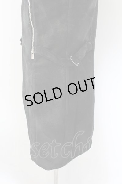 画像2: POTENZA / コーティングロングライダースパーカー M ブラック O-24-12-07-042-PO-ou-YM-OS (2)