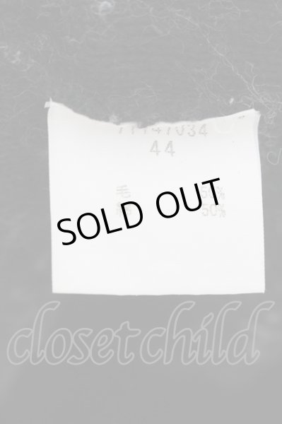 画像3: Roen / ウールメッシュ編みUネックニット 44 ブラック O-24-12-07-047-Ro-to-YM-ZT232 (3)