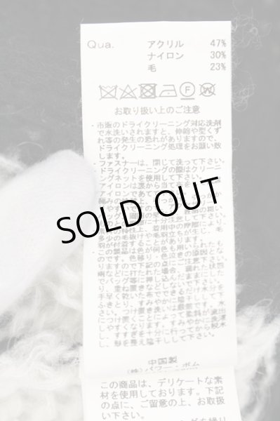 画像3: CIVARIZE / ショルダーZIPローゲージボーダーニットソー F ブラックｘホワイト O-24-12-07-005-CI-to-YM-OS (3)