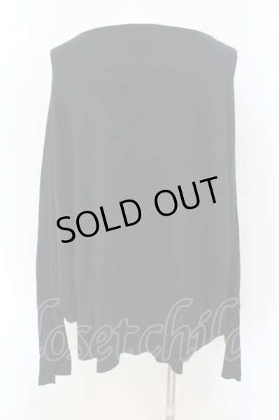 画像2: CIVARIZE / アップルアイズドルマンポンチョカットソー F ブラック O-24-12-07-006-CI-to-YM-OS (2)