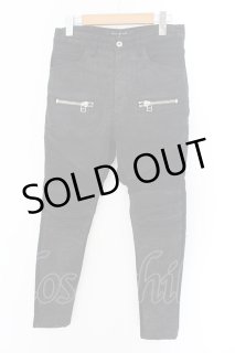 NO ID. BLACK / コーティングサルエルスキニーカーゴパンツ 2 ブラック