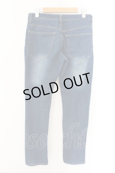 画像2: agr / ウォッシュドデニムパンツ ウエスト73 インディゴ O-24-12-07-070-ag-pa-YM-ZT327 (2)