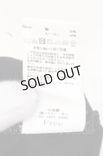 画像3: CIVARIZE / Behalfレイヤードカットソー F ブラック O-24-12-07-008-CI-to-YM-OS (3)