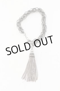 gunda / PIN BRACELET ブレスレット シルバーxレッド O-25-01-09-068