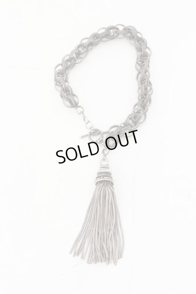 画像1: gunda / TASSEL BR A　ブレスレット  シルバー O-24-12-07-084-gu-ac-YM-OS