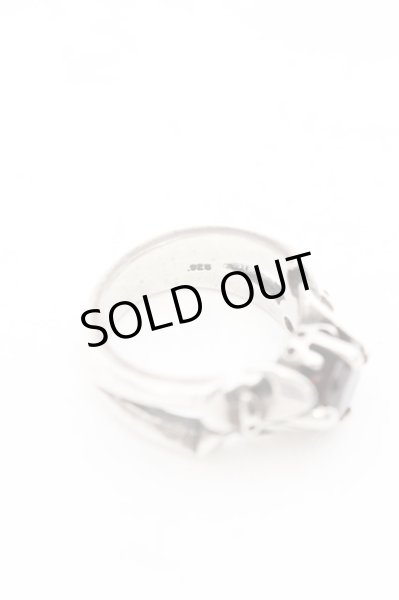 画像5: ROYAL ORDER / VAMP WITH garnet リング 15号 シルバーｘレッド O-24-12-07-085-RO-rg-YM-OS (5)