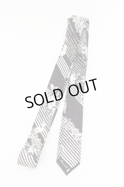 画像2: SOS TE NUTO / ジャガードナロータイ  ブラック O-24-12-07-088-SO-ac-YM-ZT414 (2)