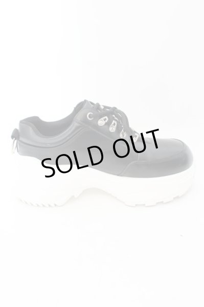 画像5: ADRER / ハイソールリングダットスニーカー 27.5cm ブラックｘホワイト O-24-12-07-092-AD-sho-YM-ZT1210C (5)