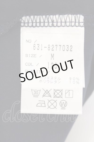 画像3: TORNADO MART / レオパードベロアフォイルVネックカットソー M ブラックｘシャンパンゴールド O-24-12-07-010-TO-to-YM-ZT192 (3)