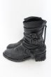 画像3: CIVARIZE / Hell 3連ベルトドレープヒールブーツ 42 ブラック O-24-12-07-093-CI-sho-YM-OS (3)