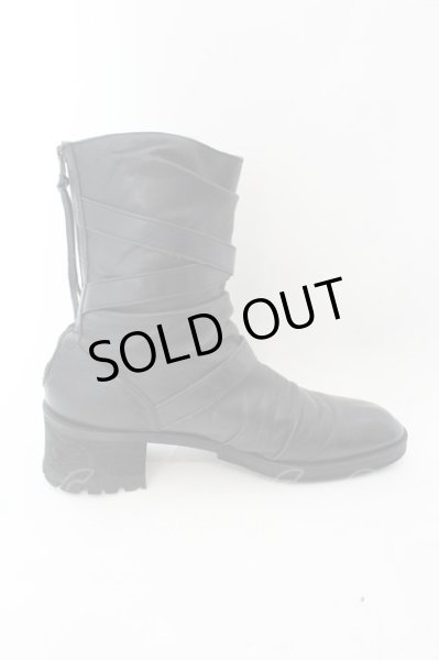 画像5: CIVARIZE / Hell 3連ベルトドレープヒールブーツ 42 ブラック O-24-12-07-093-CI-sho-YM-OS (5)