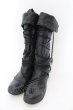 画像1: 14th Addiction / EVOLVED MOCCASIN CUSTOMブーツ 41（約26cm） ブラック O-24-12-07-094-14-sho-YM-ZT-S007 (1)