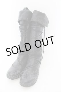 14th Addiction / moccasin leather Boots ブーツ ブラック O-24-05-19