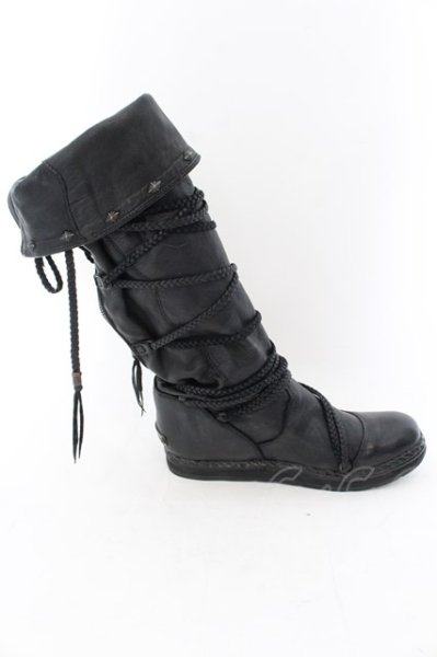 画像9: 14th Addiction / EVOLVED MOCCASIN CUSTOMブーツ 41（約26cm） ブラック O-24-12-07-094-14-sho-YM-ZT-S007 (9)