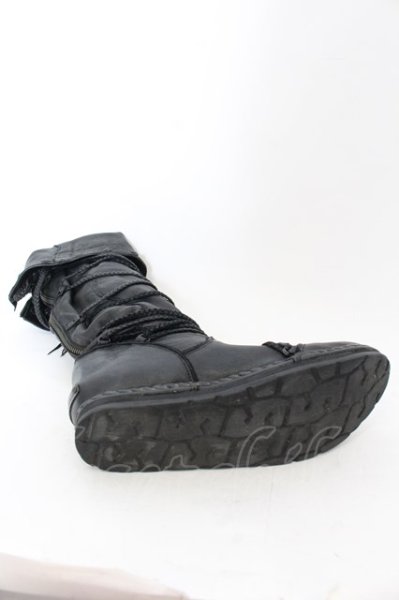 画像10: 14th Addiction / EVOLVED MOCCASIN CUSTOMブーツ 41（約26cm） ブラック O-24-12-07-094-14-sho-YM-ZT-S007 (10)