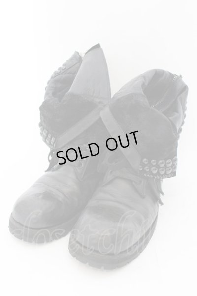 画像1: KMRii / CHROME BOOTS Destroy ブーツ 約28cm ブラック O-24-12-07-095-KM-sho-YM-ZT6000