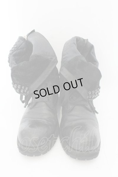 画像2: KMRii / CHROME BOOTS Destroy ブーツ 約28cm ブラック O-24-12-07-095-KM-sho-YM-ZT6000