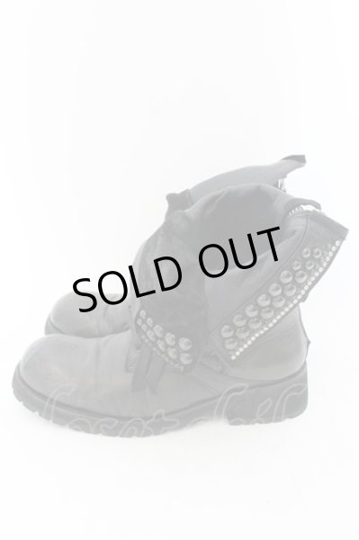 画像3: KMRii / CHROME BOOTS Destroy ブーツ 約28cm ブラック O-24-12-07-095-KM-sho-YM-ZT6000 (3)