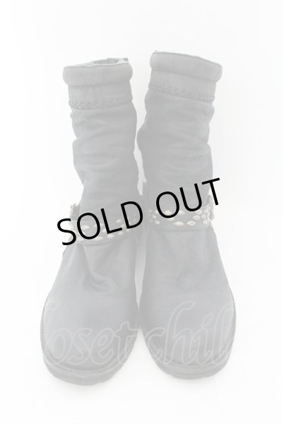 画像2: 14th Addiction / Stud Leather Boots　ブーツ 42(広い作りの為約29cm) ブラック O-24-12-07-096-14-sho-YM-OS (2)