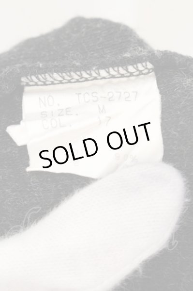 画像3: TORNADO MART / タリバンネックニットソー M ブラック O-24-12-07-011-TO-to-YM-OS (3)