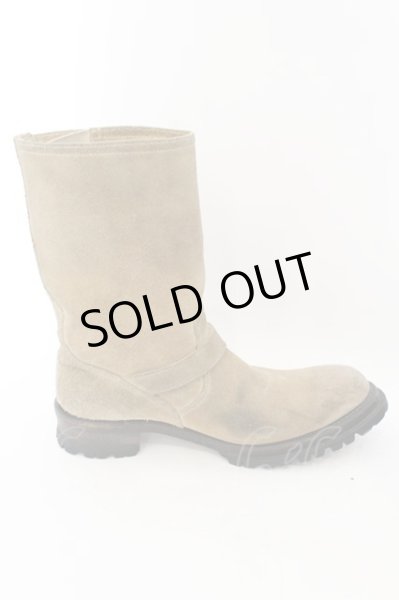 画像5: IZREEL / アイレットベルトスウェードエンジニアブーツ 44（約29cm） ブラウン O-24-12-07-097-IZ-sho-YM-ZT2000 (5)