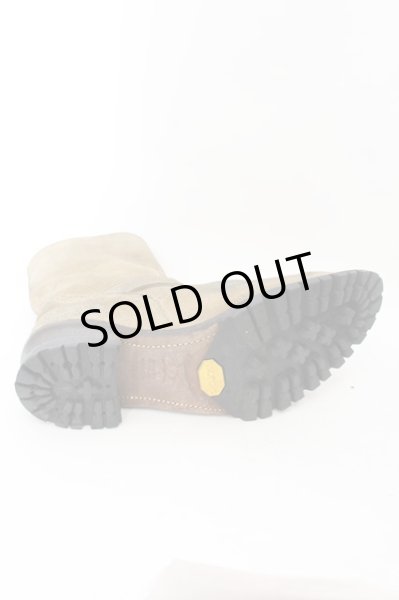 画像6: IZREEL / アイレットベルトスウェードエンジニアブーツ 44（約29cm） ブラウン O-24-12-07-097-IZ-sho-YM-ZT2000 (6)