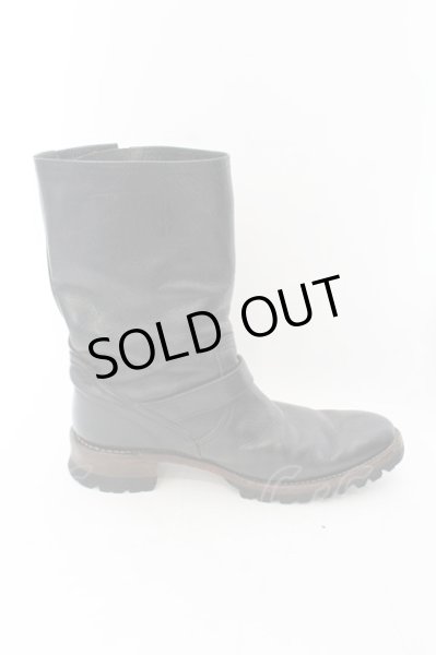 画像5: IZREEL / アイレットベルトエンジニアブーツ 42（約26.5cm） ブラック O-24-12-07-098-IZ-sho-YM-ZT-S002 (5)