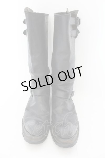 画像2: IZREEL / ロングエンジニアブーツ 43 ブラック O-24-12-07-099-IZ-sho-YM-ZT2000 (2)