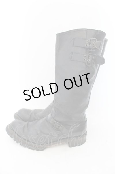 画像3: IZREEL / ロングエンジニアブーツ 43 ブラック O-24-12-07-099-IZ-sho-YM-ZT2000 (3)