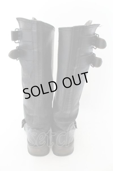 画像4: IZREEL / ロングエンジニアブーツ 43 ブラック O-24-12-07-099-IZ-sho-YM-ZT2000 (4)