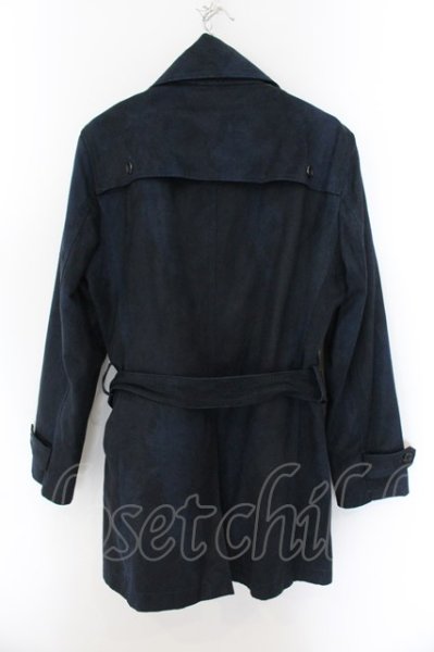画像2: TORNADO MART / ライナー付きマイクロスウェードコート XL ネイビー O-24-12-07-018-TO-ou-YM-M103 (2)