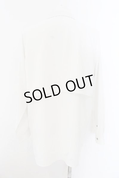 画像2: NO ID. BLACK / レイヤードプルオーバーシャツ 1 ホワイト O-24-12-07-025-NO-sh-YM-ZT190 (2)