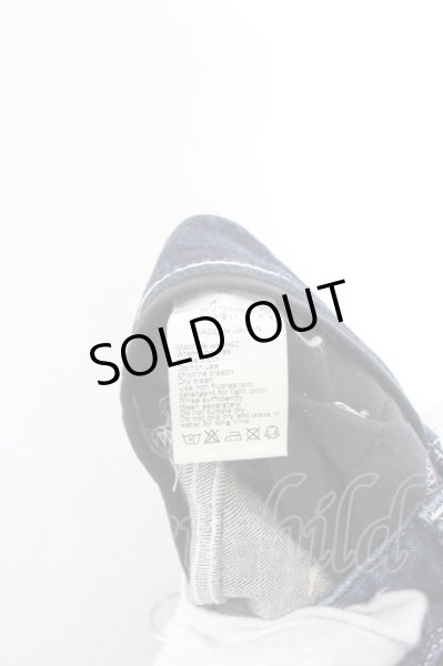 画像3: Black by VANQUISH / ウォッシュドストレッチニードルスキニーデニムパンツ 30 インディゴ O-24-12-13-031-Bl-pa-YM-OS (3)